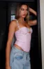Out On The Town Embellished Bustier Pink sold by White Fox Boutique