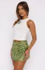 Stepping Out In Style Sequin Mini Skirt Kiwi sold by White Fox Boutique