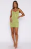 Little Star Embellished Mini Dress Chartreuse sold by White Fox Boutique