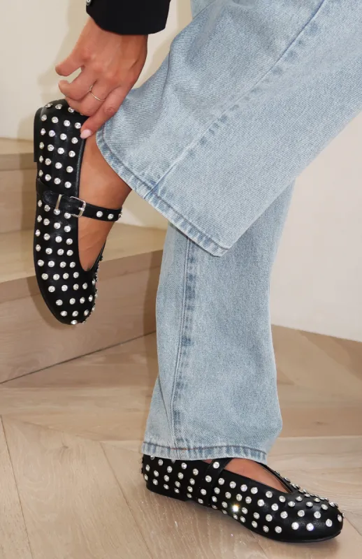 Best Shot Ballet Flats Black sold by White Fox Boutique