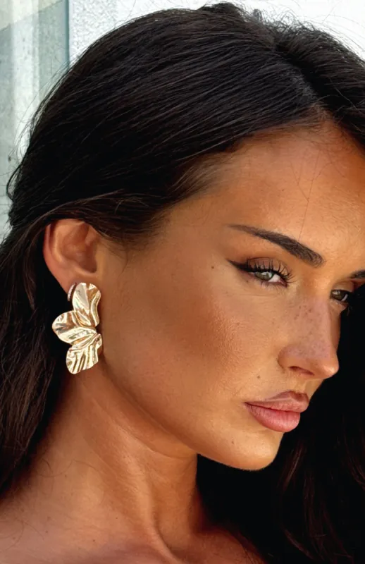 Elisha Earrings Gold sold by White Fox Boutique