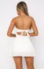 Seeking You Strapless Mini Dress White sold by White Fox Boutique