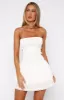 Seeking You Strapless Mini Dress White sold by White Fox Boutique