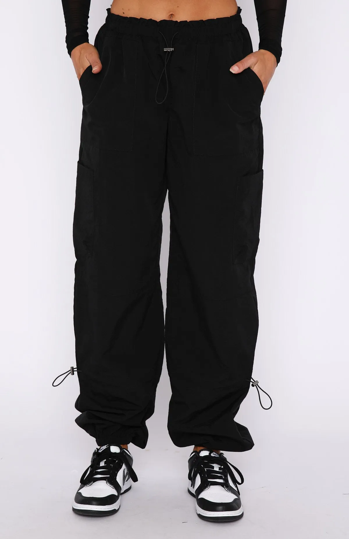 Never Blend In Pants Black sold by White Fox Boutique product image thumbnail 3