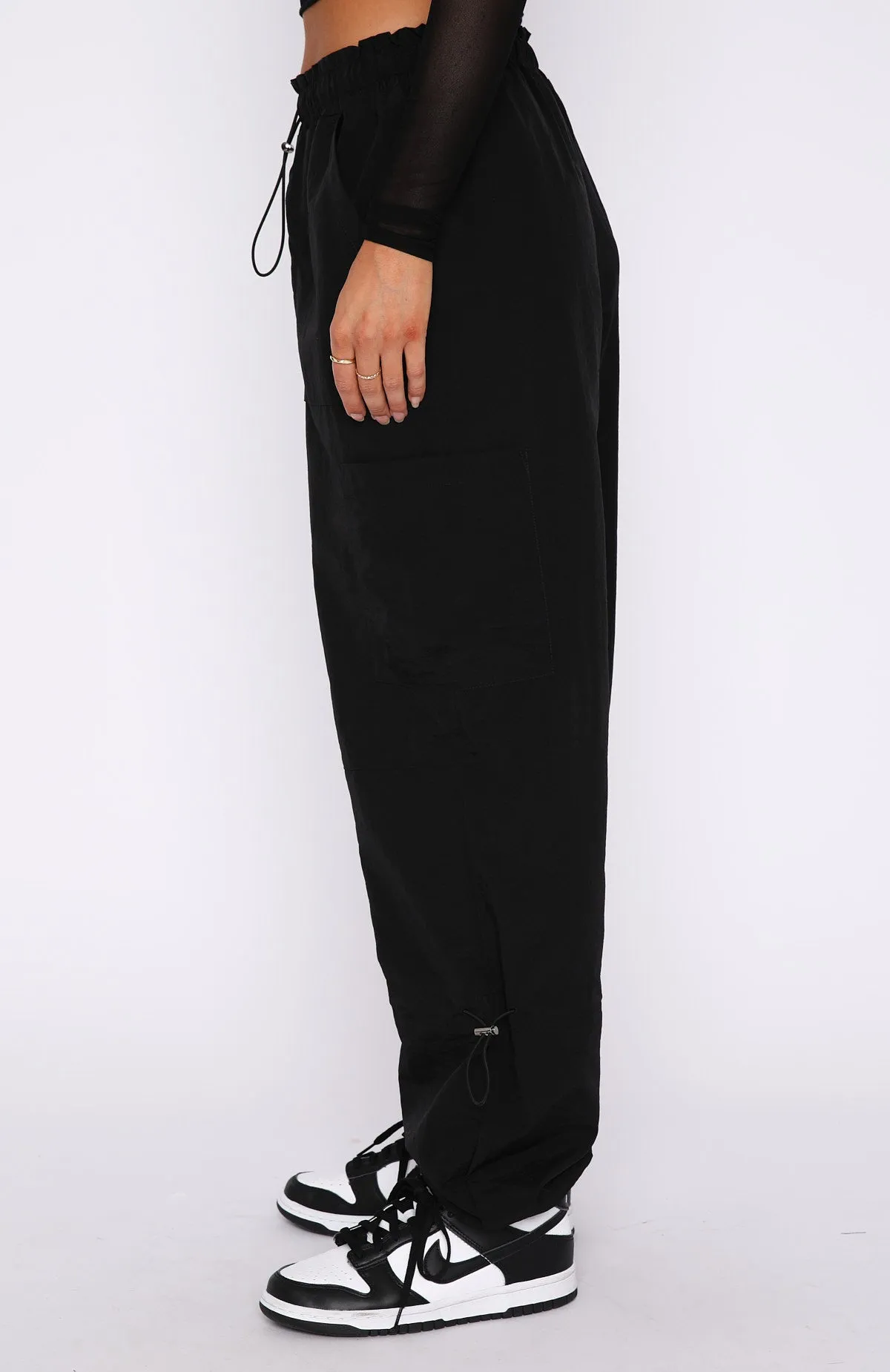 Never Blend In Pants Black sold by White Fox Boutique product image thumbnail 4