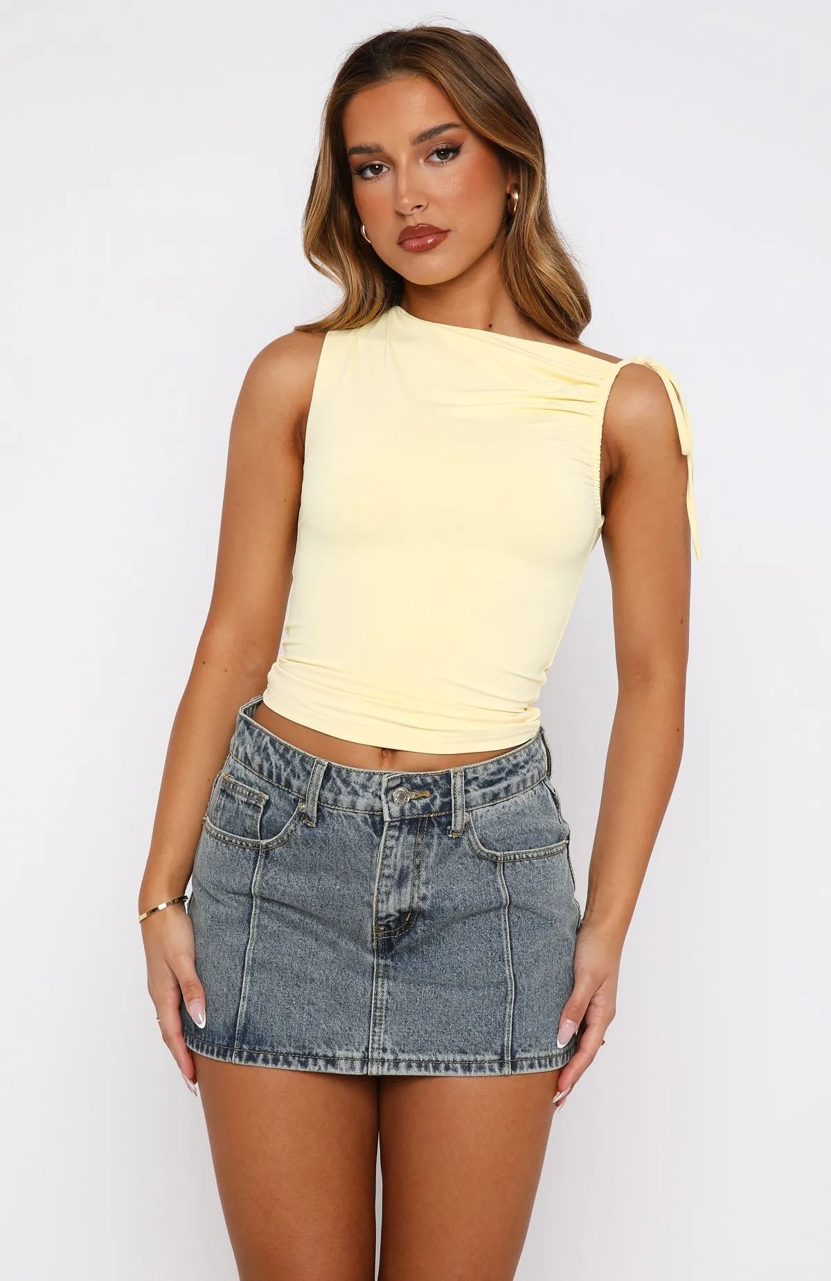 Ever Mine Top Lemon sold by White Fox Boutique product image thumbnail 2
