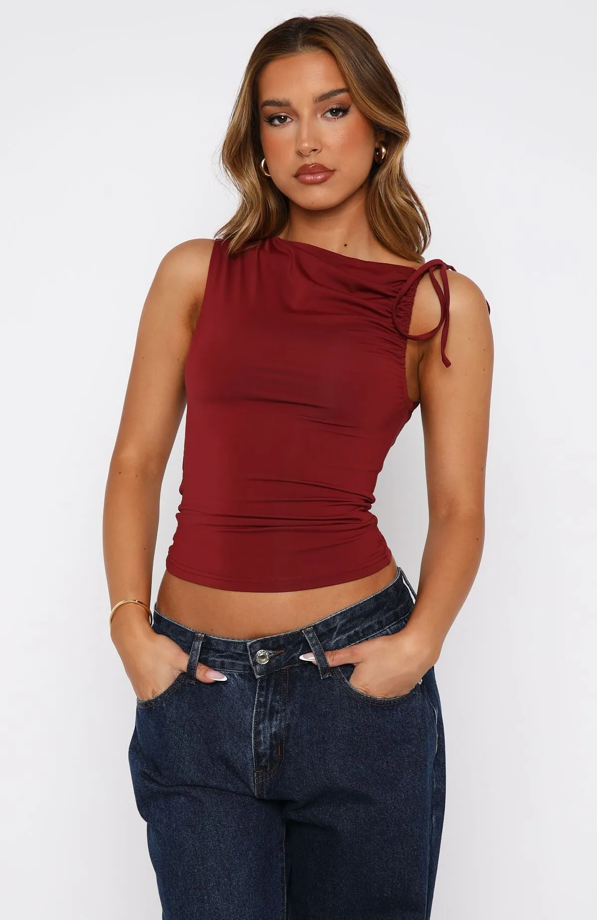 Ever Mine Top Wine sold by White Fox Boutique product image thumbnail 2