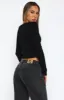 In Pursuit Long Sleeve Corset Black sold by White Fox Boutique