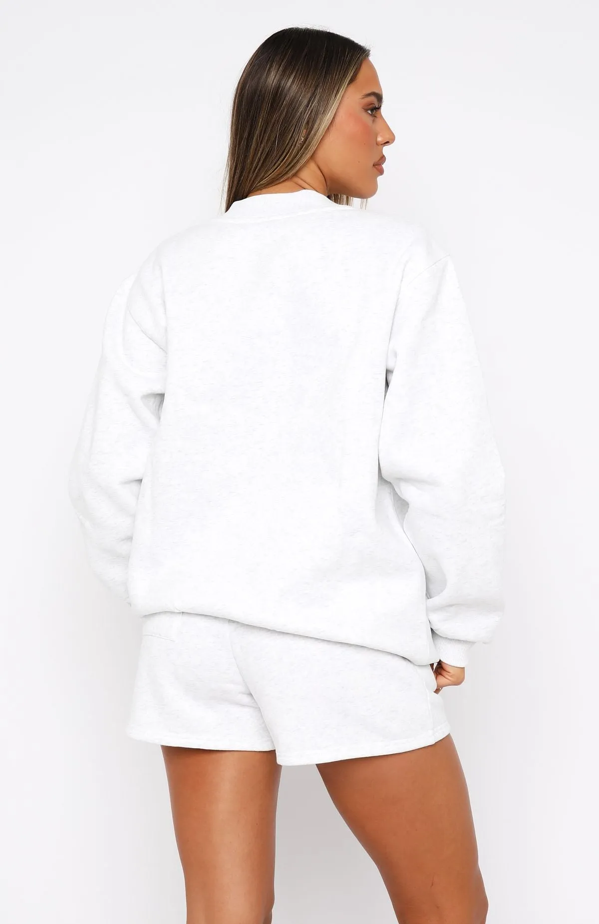 Après Ski Club Oversized Sweater Grey Marle sold by White Fox Boutique product image thumbnail 4