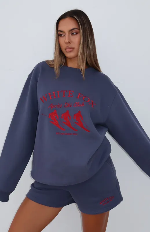 Après Ski Club Oversized Sweater Navy sold by White Fox Boutique