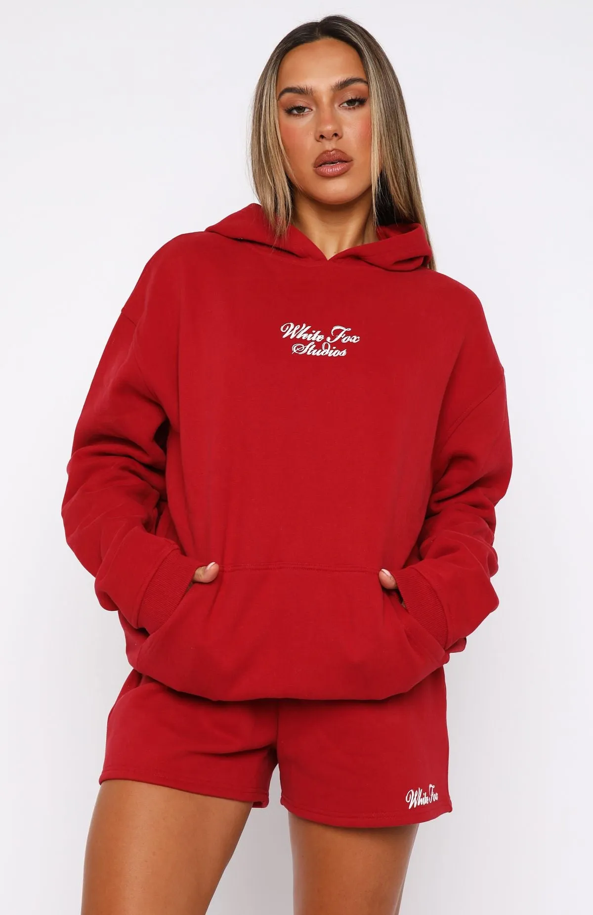 13th Avenue Oversized Hoodie Red sold by White Fox Boutique product image thumbnail 2