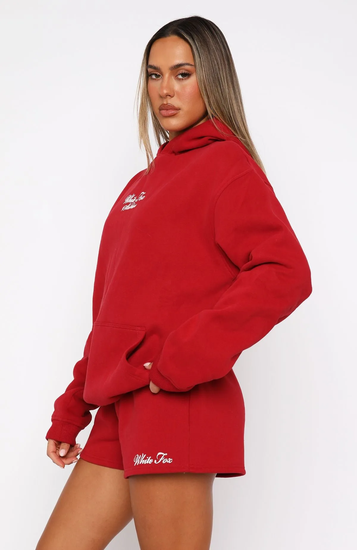 13th Avenue Oversized Hoodie Red sold by White Fox Boutique product image thumbnail 3