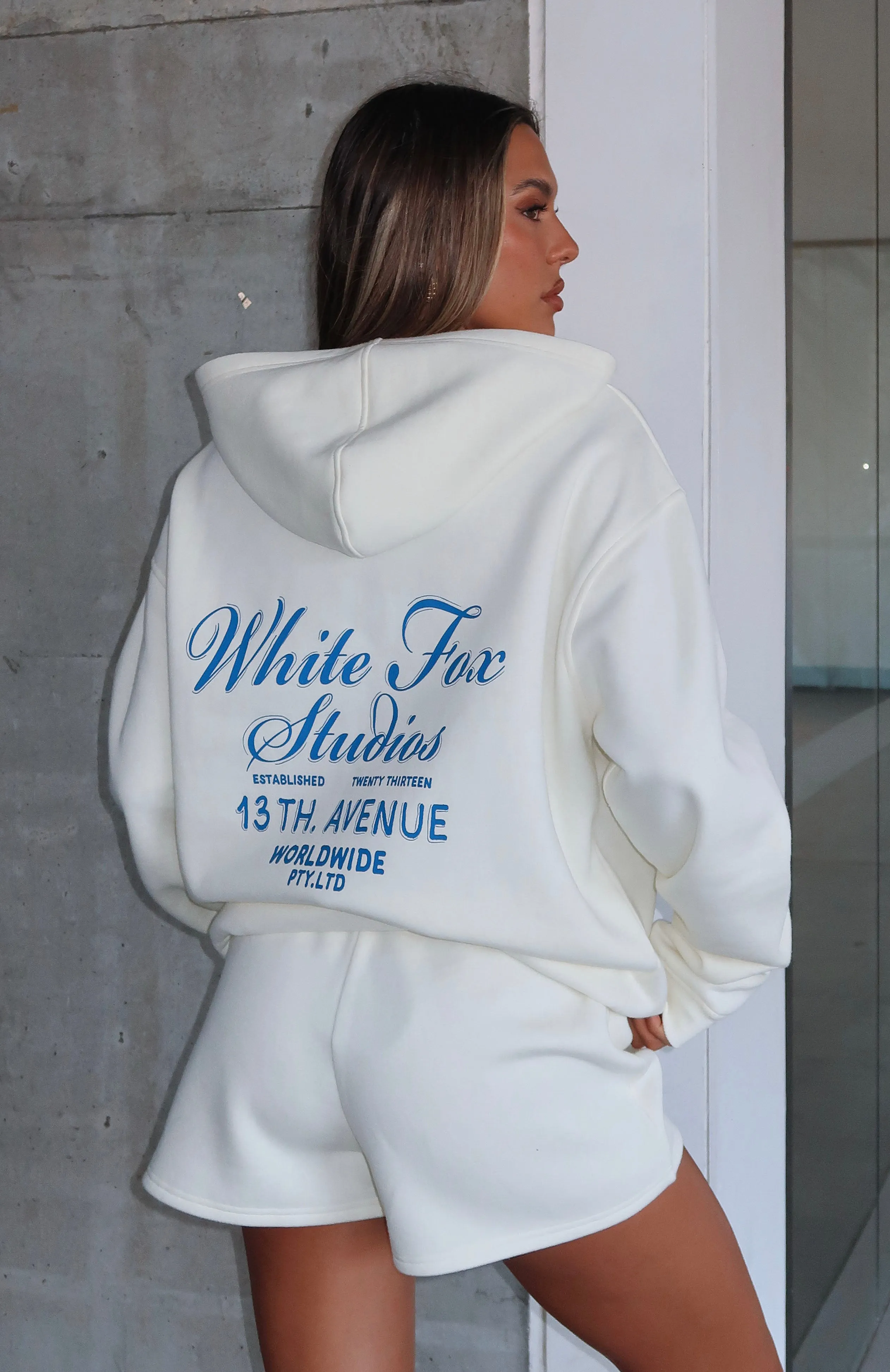 13th Avenue Oversized Hoodie Off White sold by White Fox Boutique