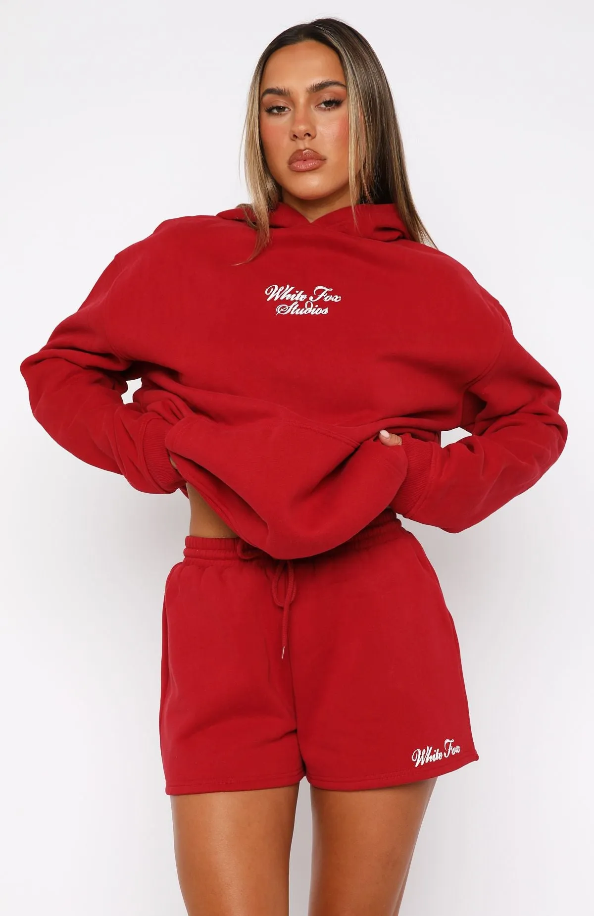 13th Avenue Lounge Shorts Red sold by White Fox Boutique product image thumbnail 2