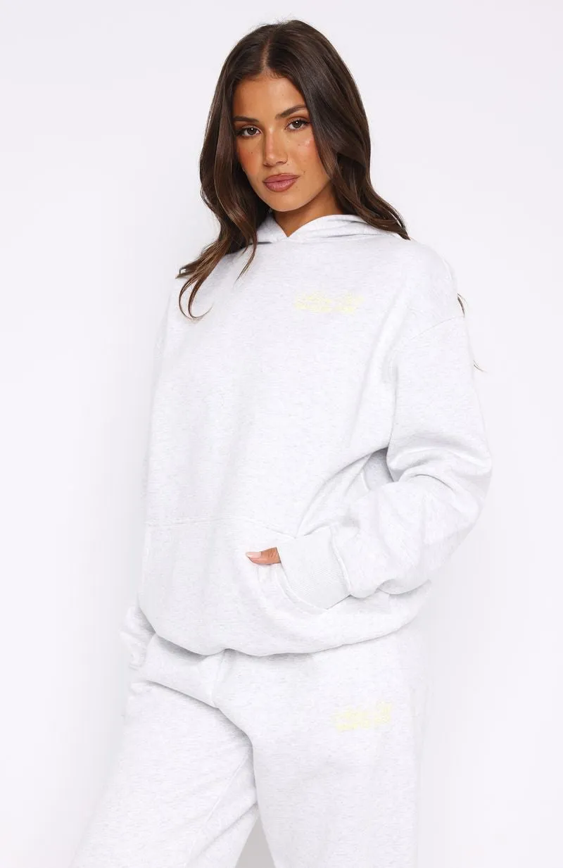 Active Club Oversized Hoodie Grey Marle sold by White Fox Boutique product image thumbnail 3