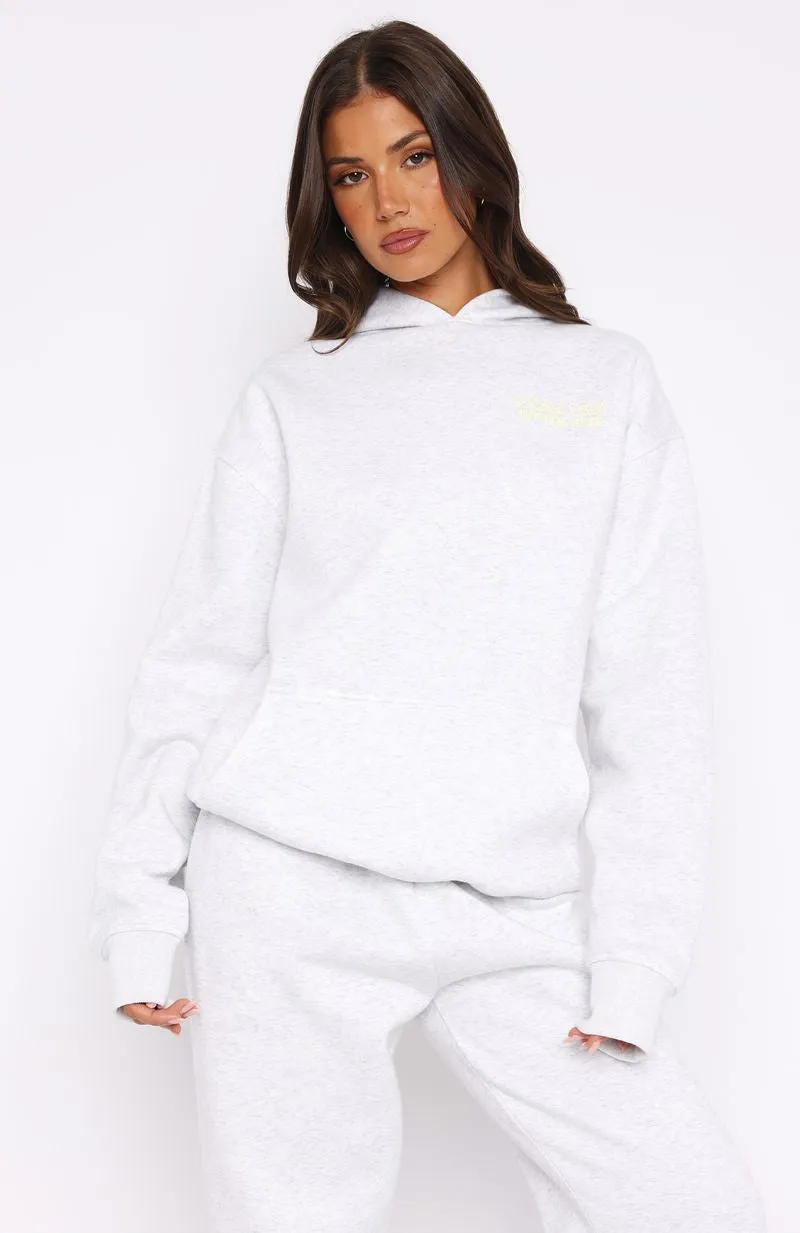 Active Club Oversized Hoodie Grey Marle sold by White Fox Boutique product image thumbnail 2