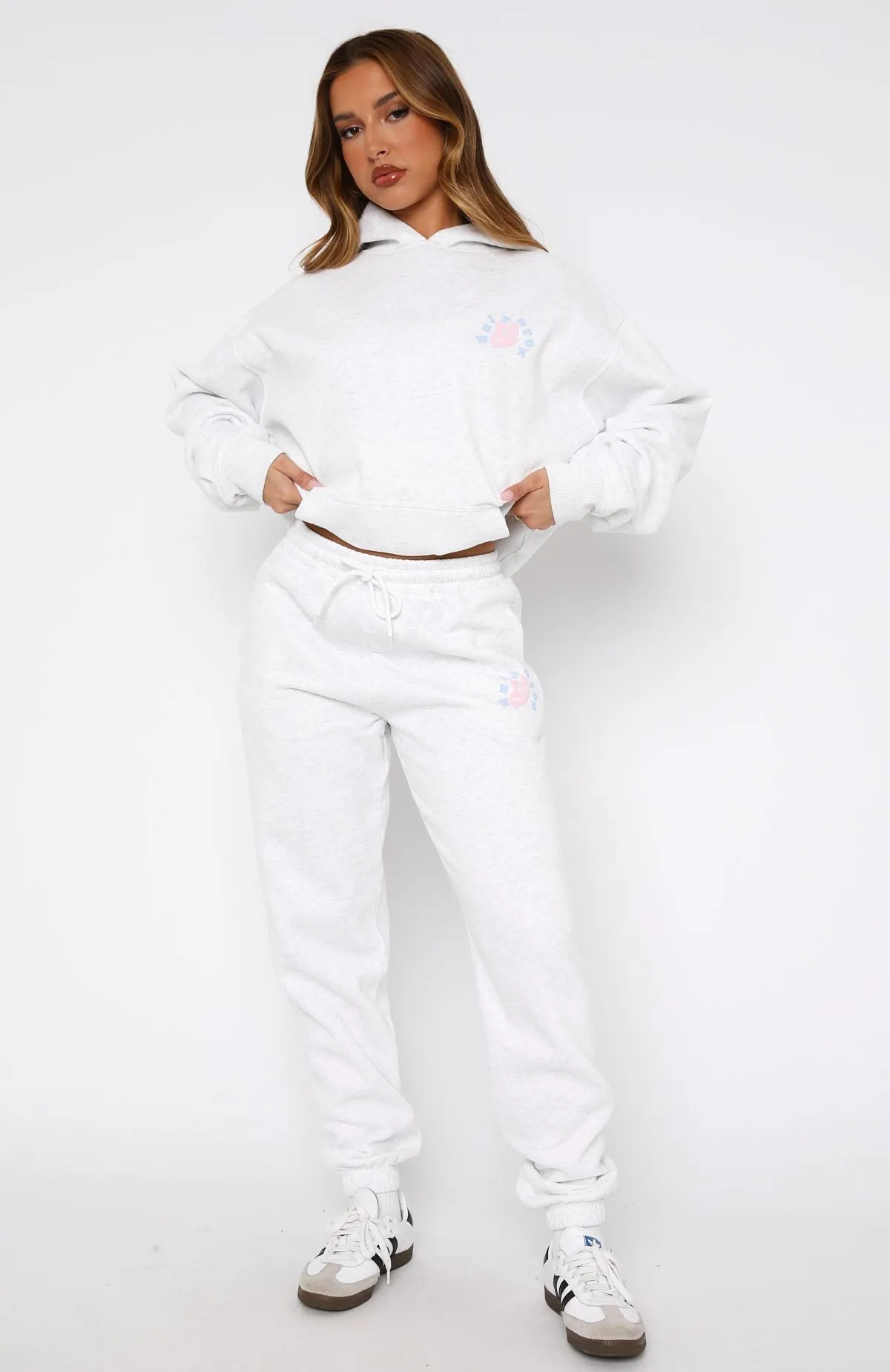 Give You The Best Sweatpants Grey Marle sold by White Fox Boutique product image thumbnail 2