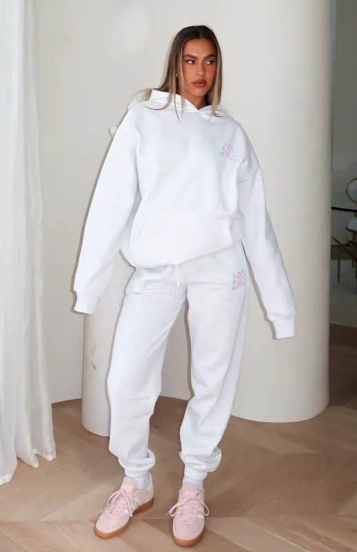Give You The Best Sweatpants Grey Marle sold by White Fox Boutique