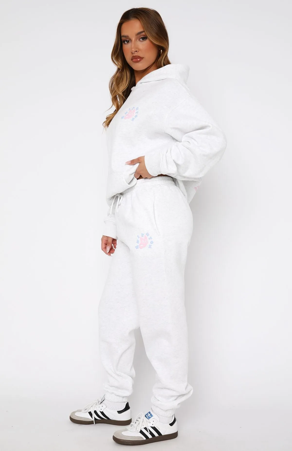 Give You The Best Sweatpants Grey Marle sold by White Fox Boutique product image thumbnail 3