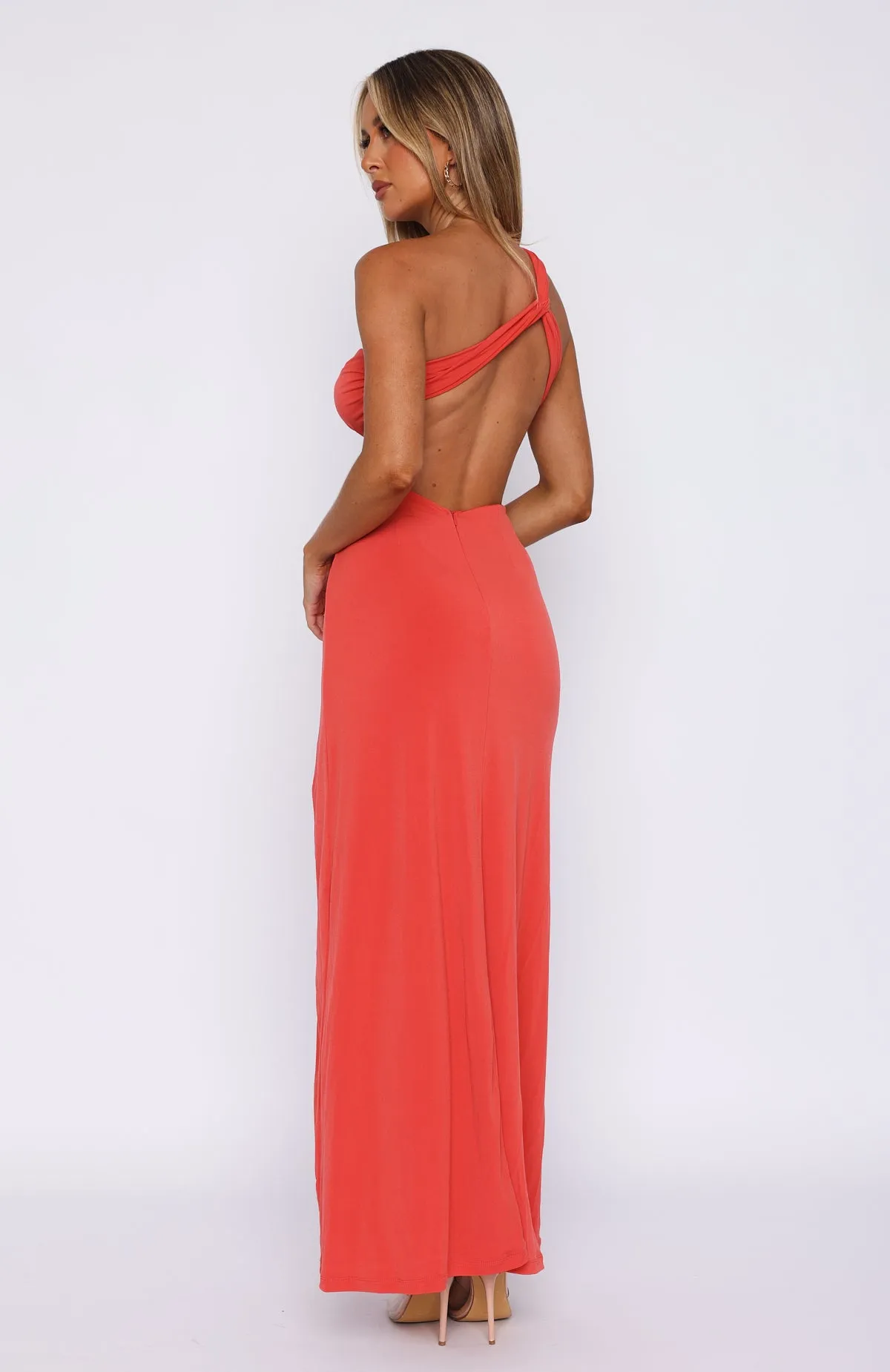As She Should Maxi Dress Blood Orange sold by White Fox Boutique product image thumbnail 4
