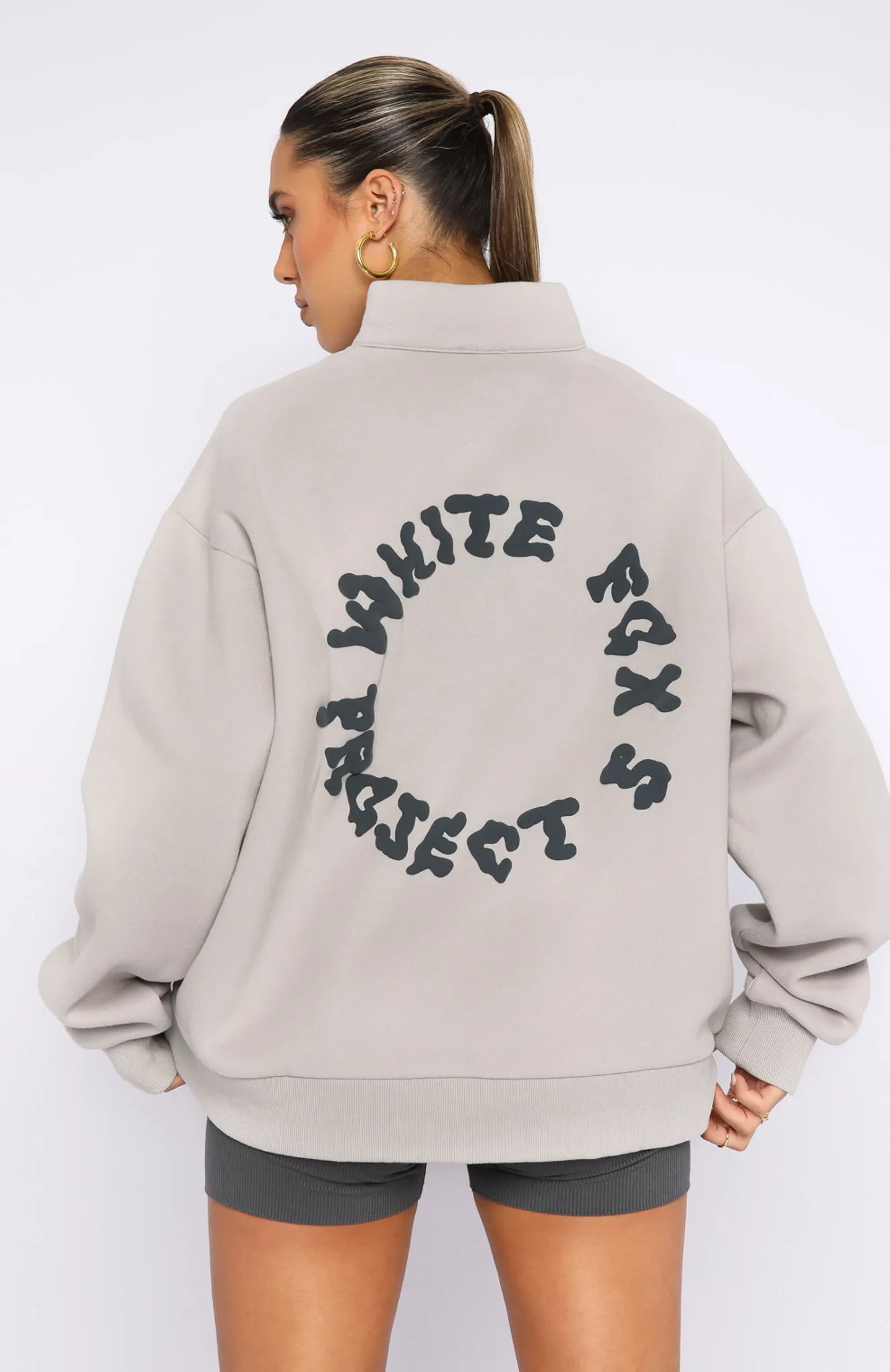 Project 5 Zip Front Sweater Lunar sold by White Fox Boutique product image thumbnail 4