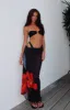 Seaforth Sarong Noir Bloom sold by White Fox Boutique