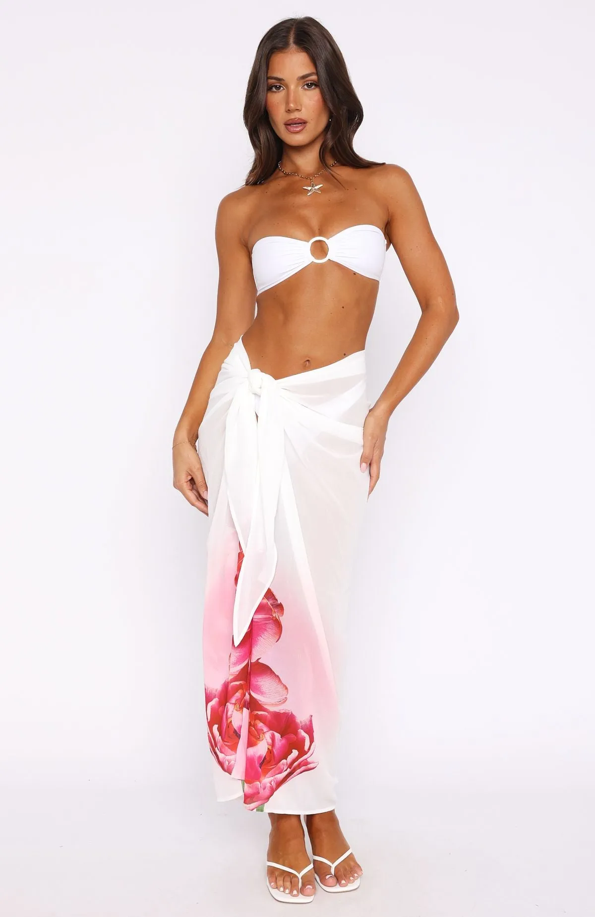 Seaforth Sarong Vanilla Bloom sold by White Fox Boutique product image thumbnail 2
