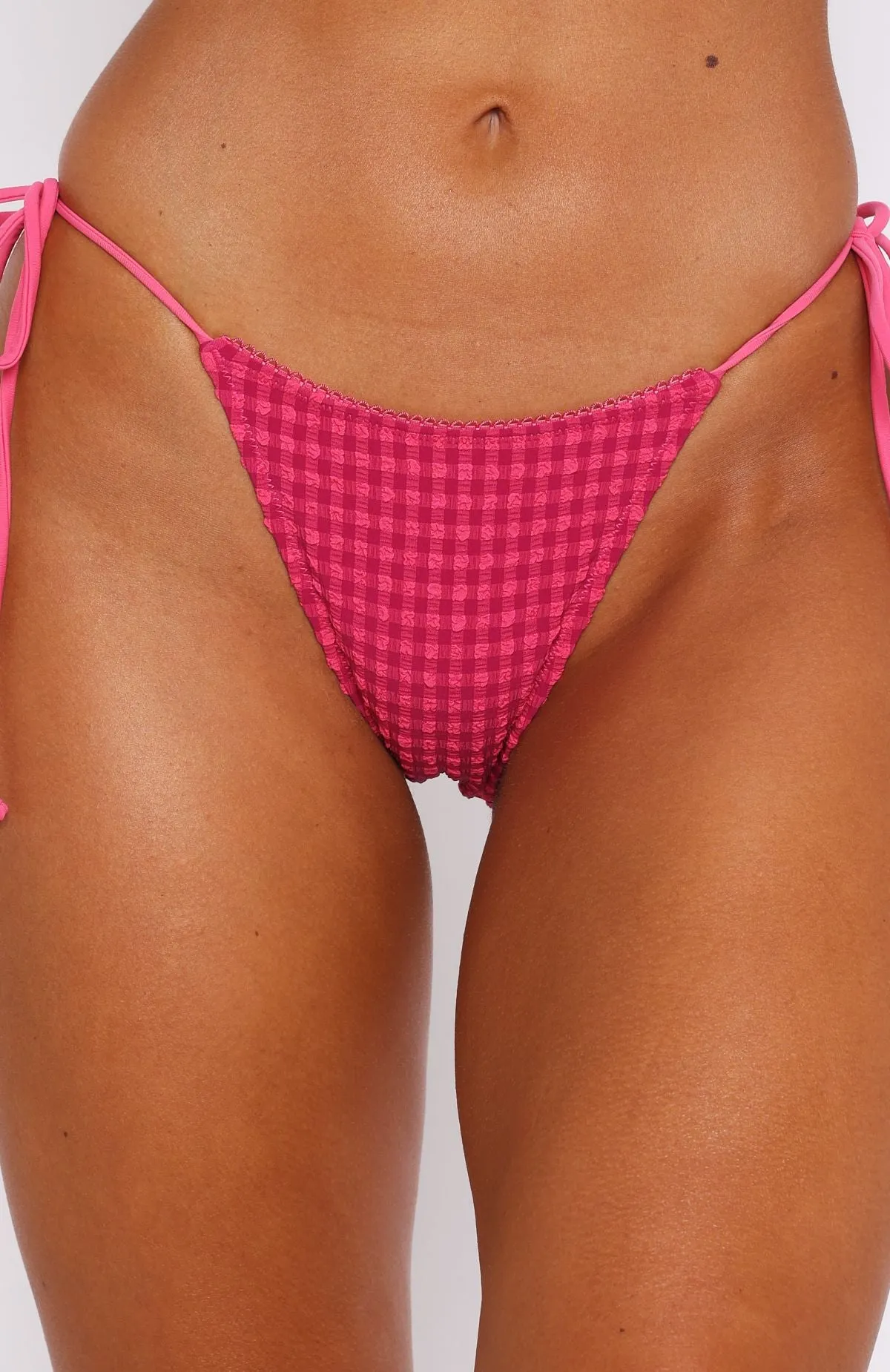 Beach Days Bottoms Fuchsia Gingham sold by White Fox Boutique product image thumbnail 2