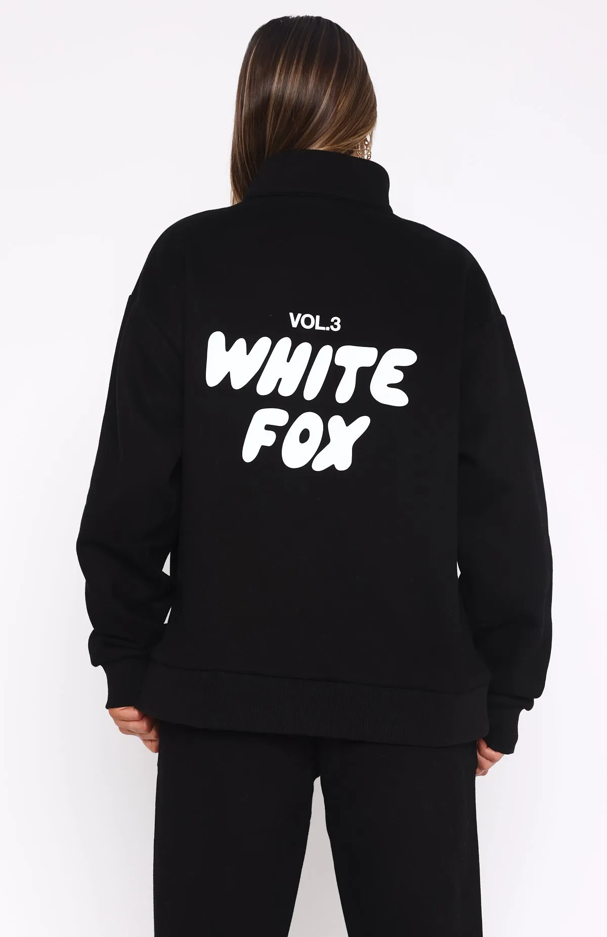 Offstage Zip Front Sweater Monochrome sold by White Fox Boutique product image thumbnail 4