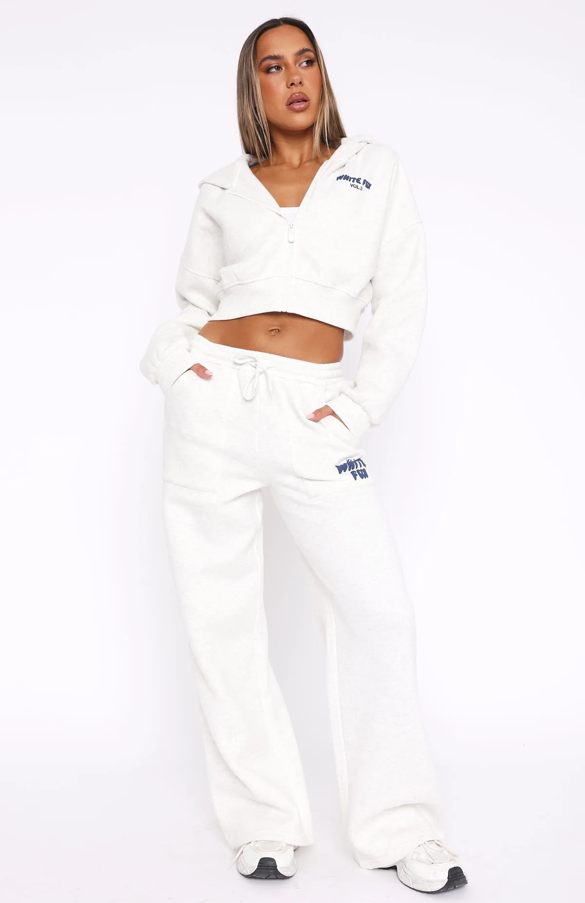 Offstage Wide Leg Sweatpants Mineral Grey sold by White Fox Boutique product image thumbnail 2