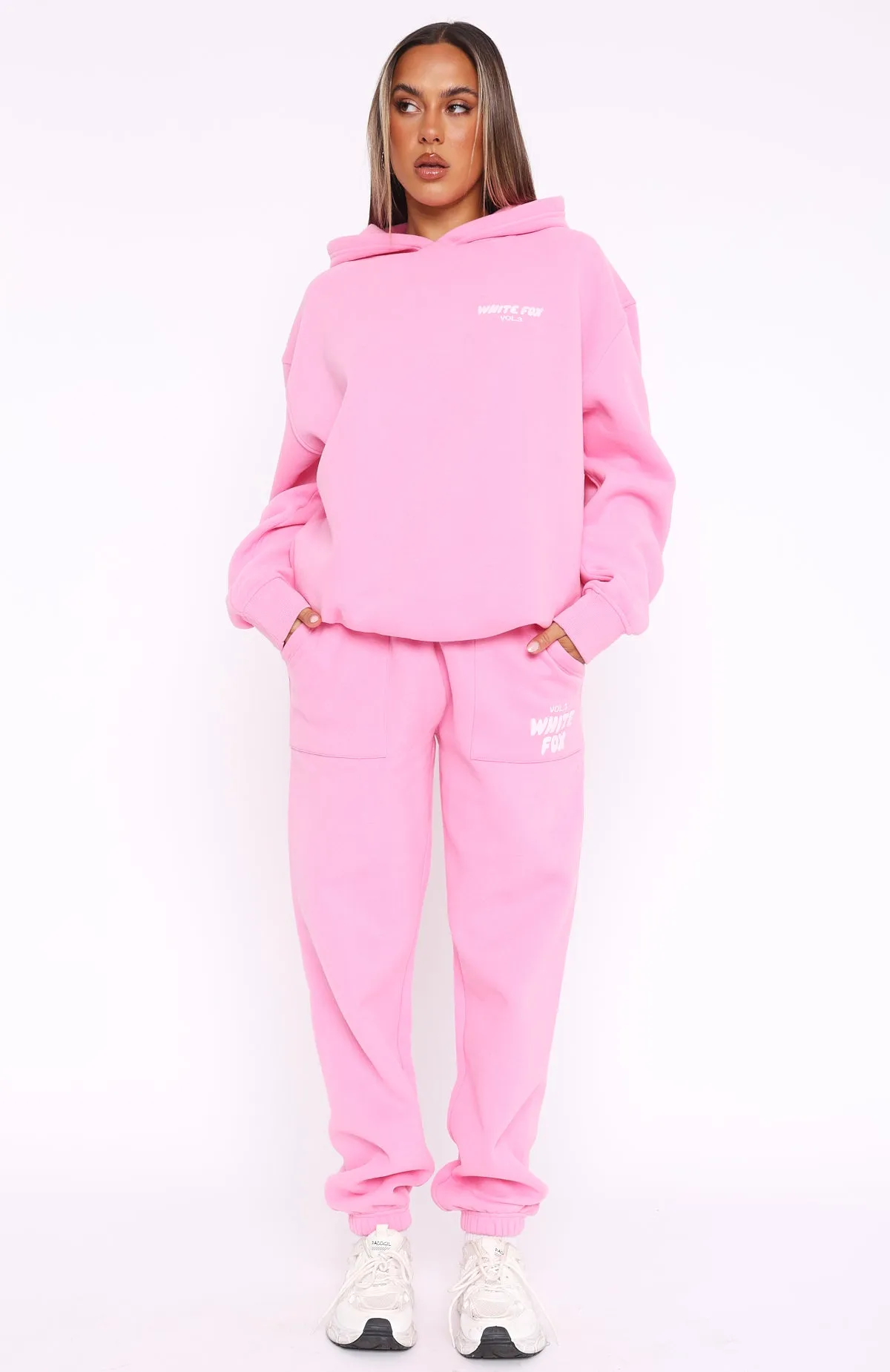 Offstage Sweatpants Bubblegum sold by White Fox Boutique product image thumbnail 2