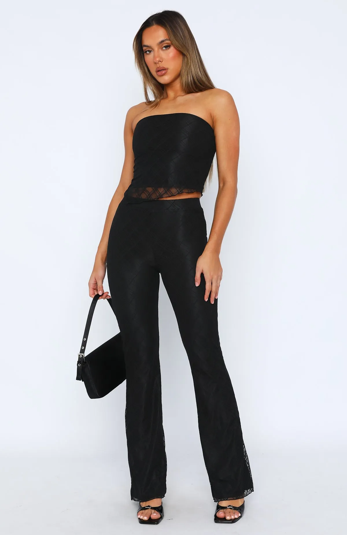 Don't Mention It Pants Black sold by White Fox Boutique product image thumbnail 2