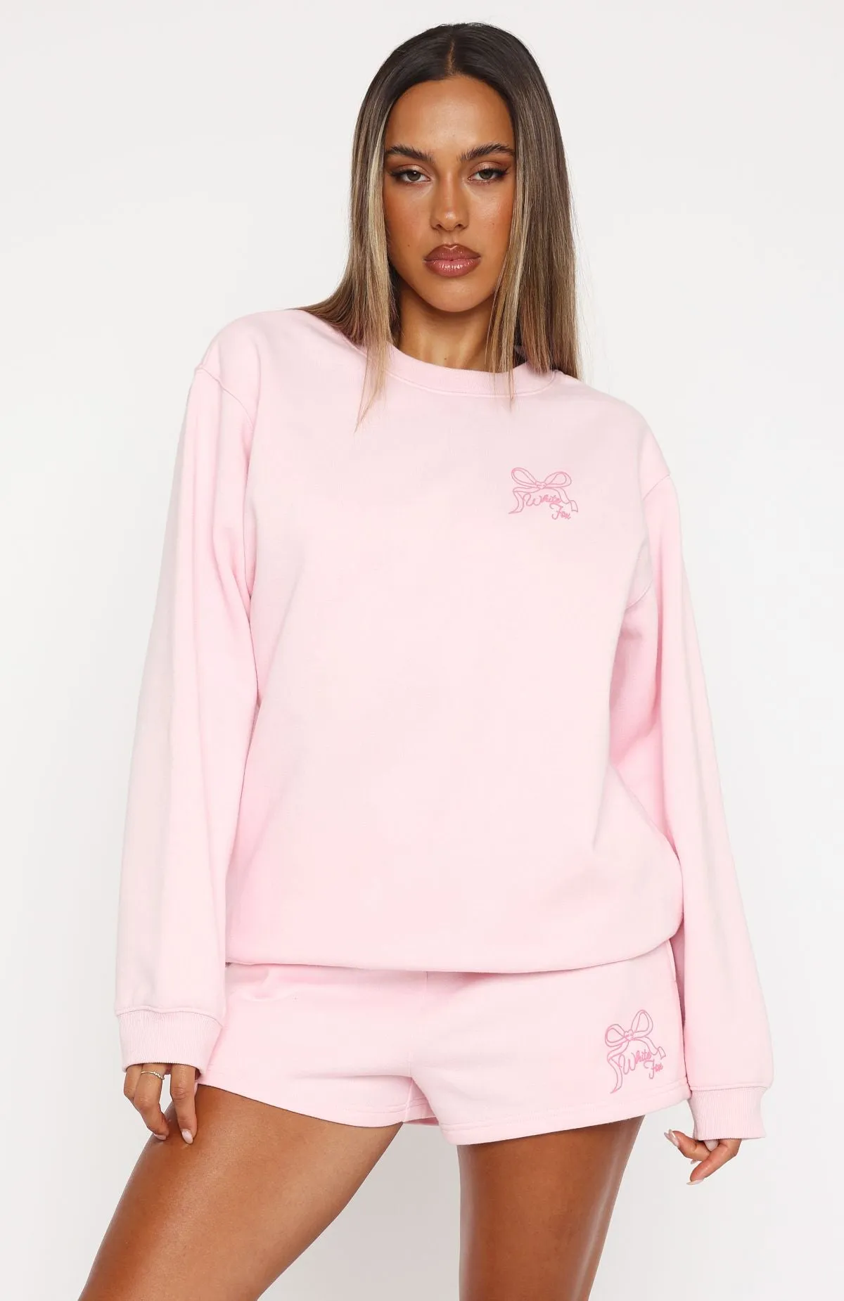 Love You Forever Oversized Sweater Pink sold by White Fox Boutique product image thumbnail 2