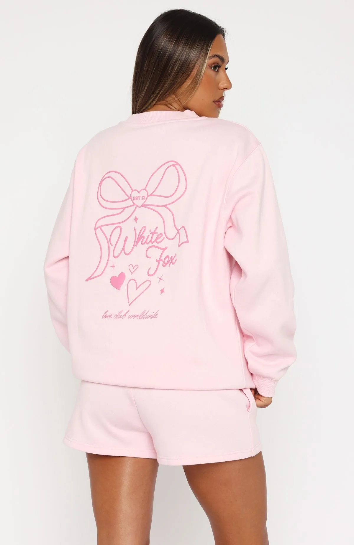 Love You Forever Oversized Sweater Pink sold by White Fox Boutique product image thumbnail 4