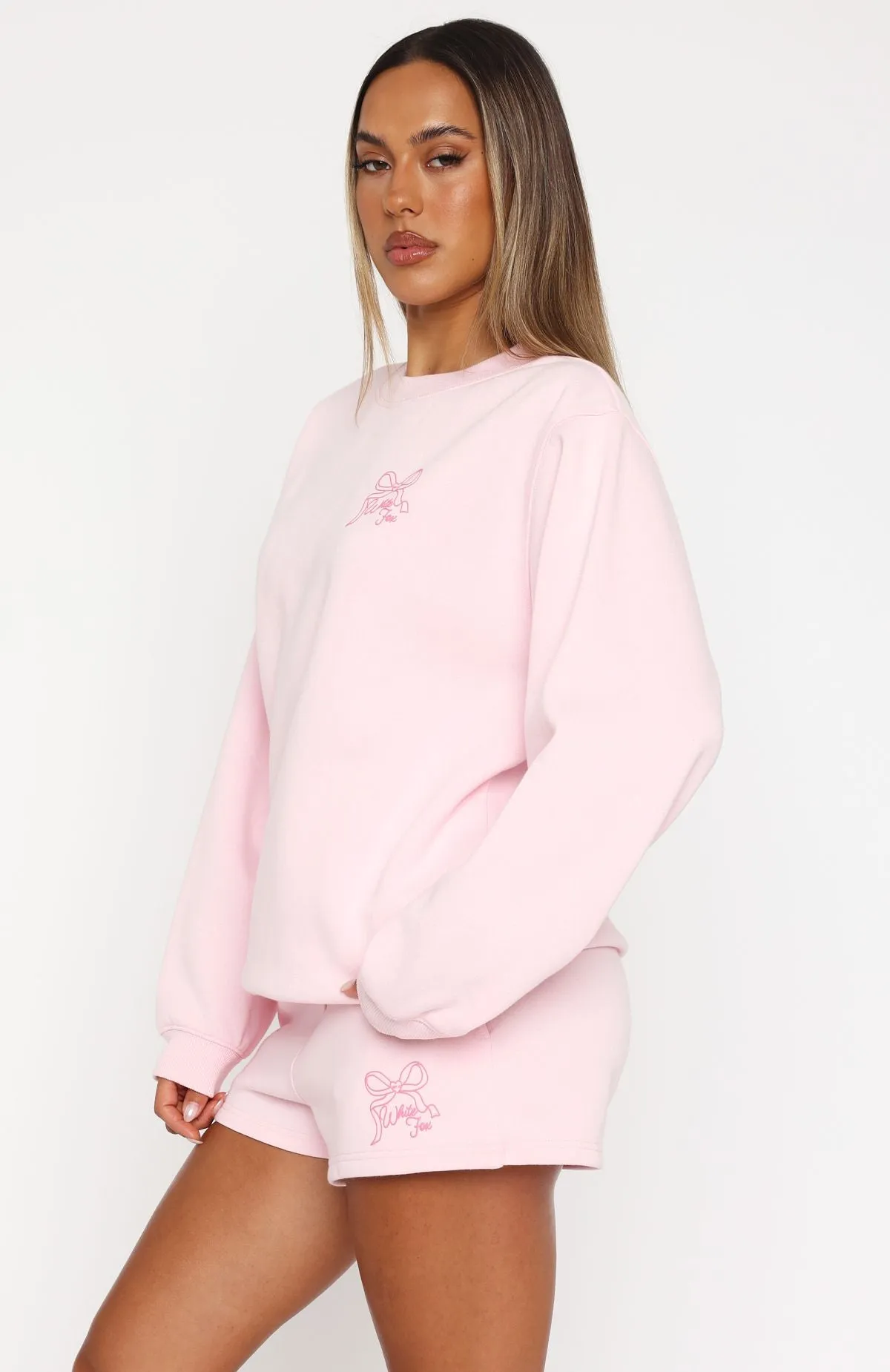 Love You Forever Oversized Sweater Pink sold by White Fox Boutique product image thumbnail 3