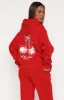 Love Of My Life Oversized Hoodie Red sold by White Fox Boutique