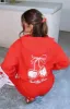 Love Of My Life Oversized Hoodie Red sold by White Fox Boutique