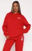 Love Of My Life Oversized Hoodie Red sold by White Fox Boutique