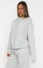 Love Me Tender Oversized Hoodie Dark Grey Marle sold by White Fox Boutique