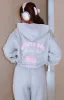 Love Me Tender Oversized Hoodie Dark Grey Marle sold by White Fox Boutique