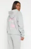 Love Me Tender Oversized Hoodie Dark Grey Marle sold by White Fox Boutique