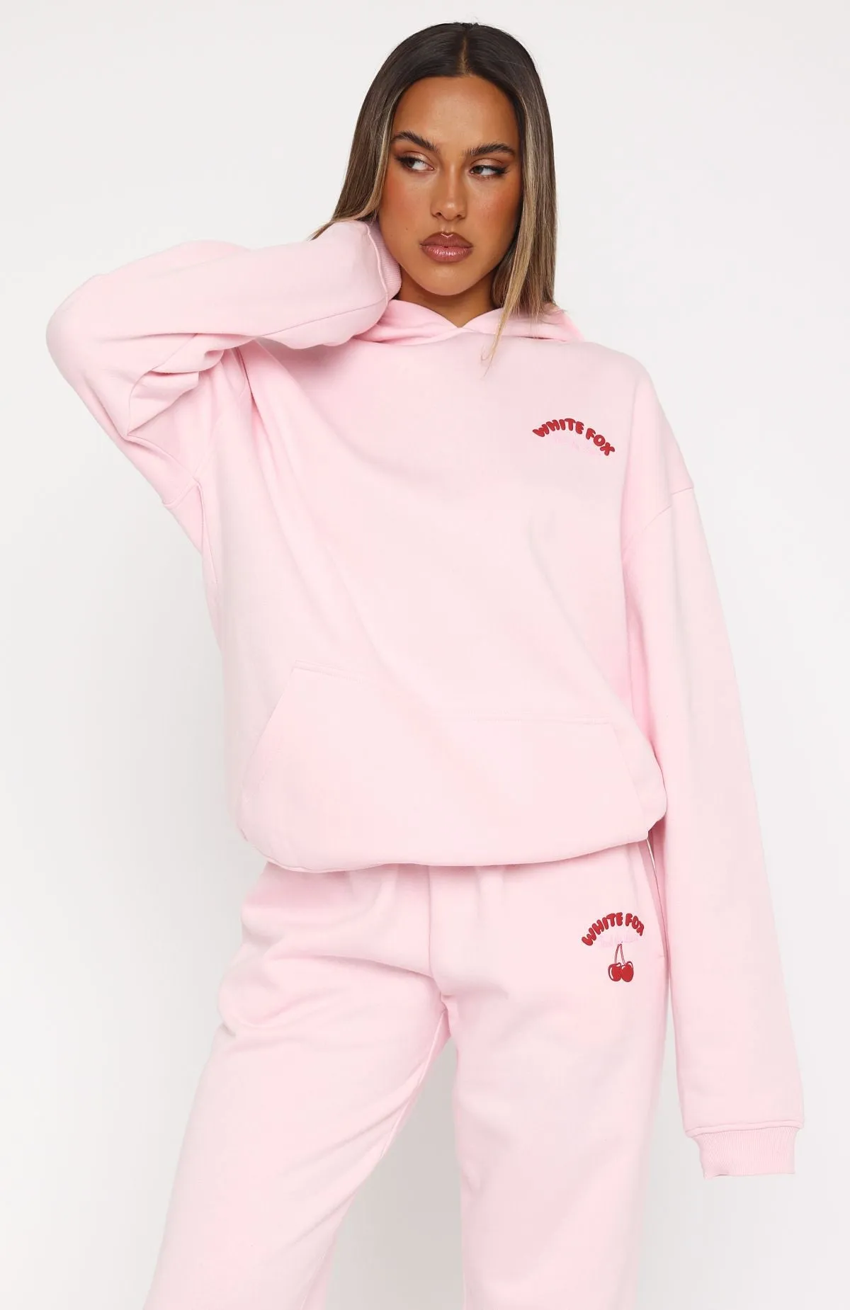 Love Me Tender Oversized Hoodie Pink sold by White Fox Boutique product image thumbnail 2