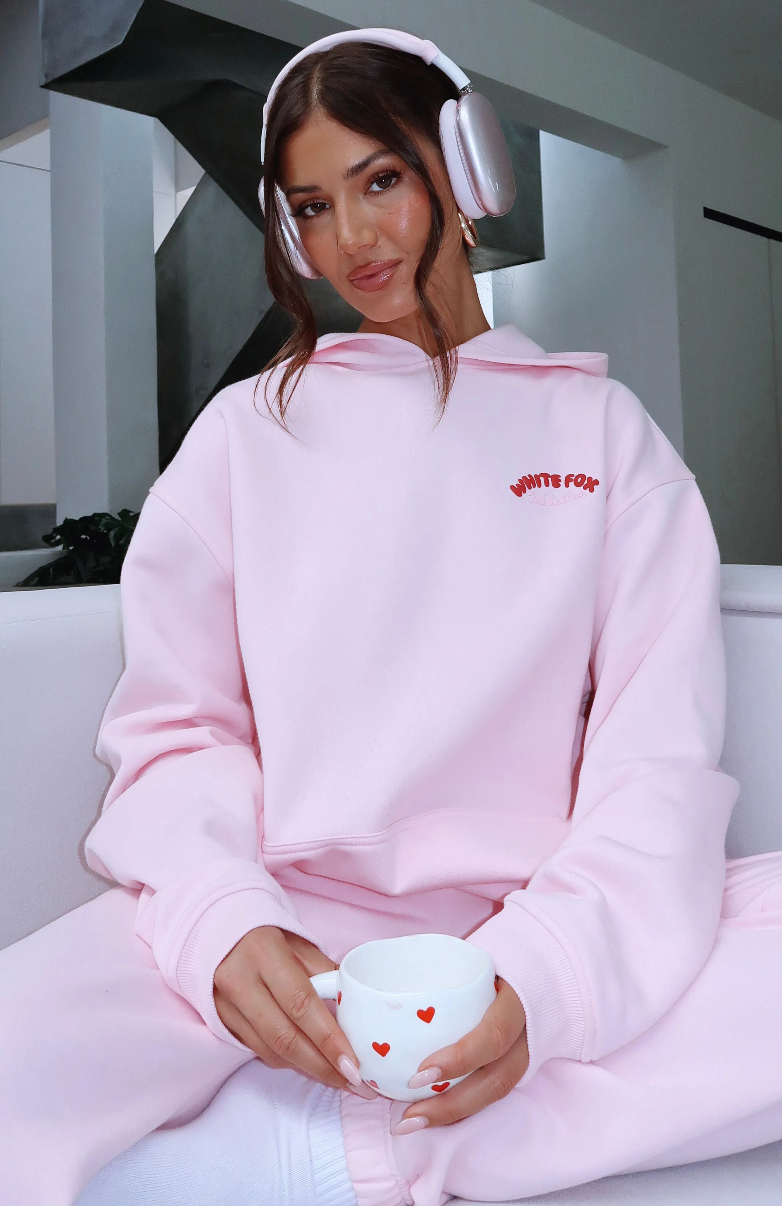 Love Me Tender Oversized Hoodie Pink sold by White Fox Boutique product image thumbnail 5
