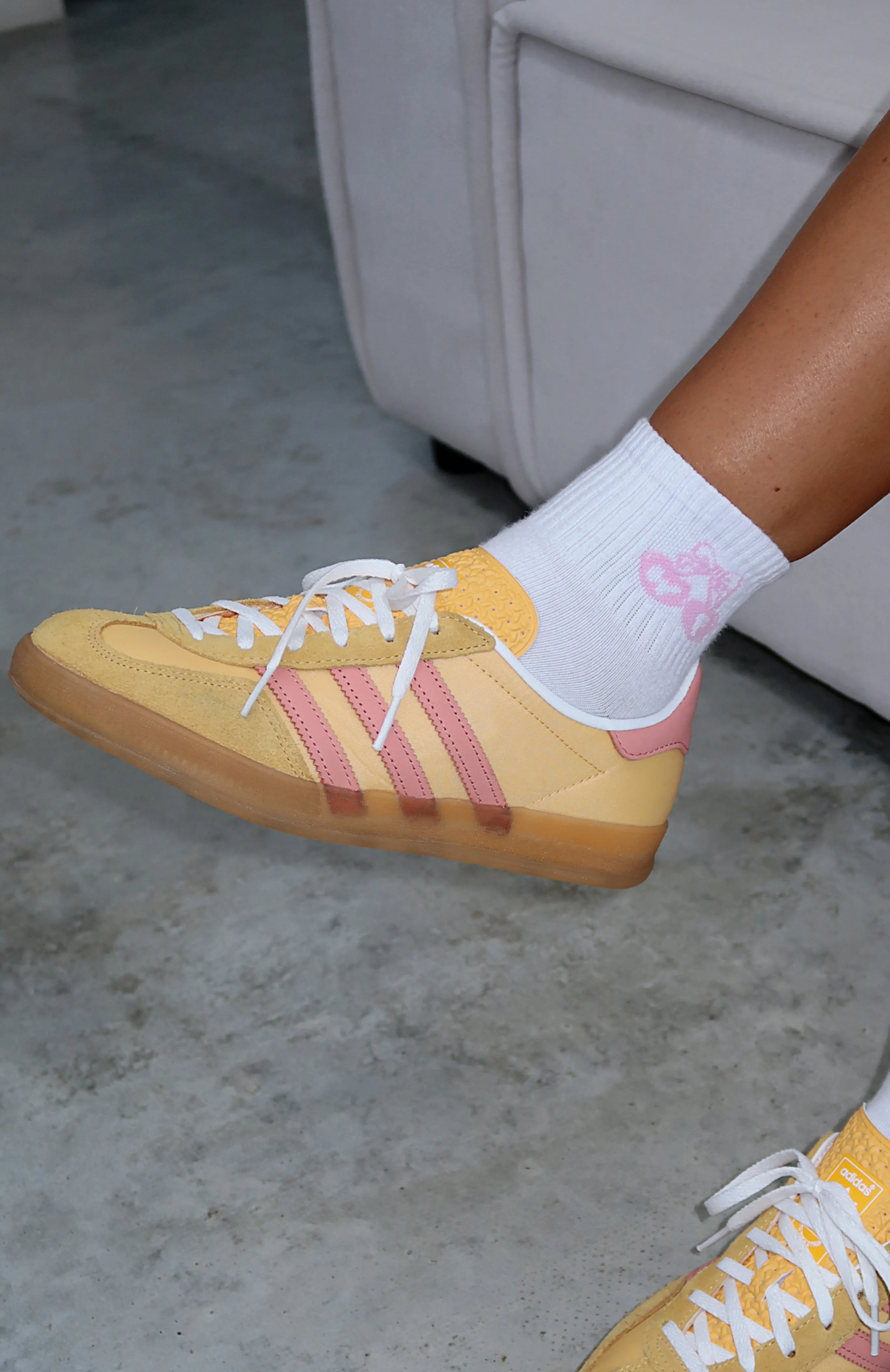 Feel The Love Socks White sold by White Fox Boutique