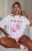 Hear The Ocean Oversized Tee White sold by White Fox Boutique