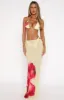 Luminous Maxi Skirt Lemon Lush sold by White Fox Boutique