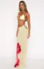 Luminous Maxi Skirt Lemon Lush sold by White Fox Boutique