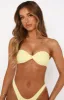 Kaya Bikini Top Lemon sold by White Fox Boutique