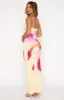 Feeling The Heat Maxi Dress Lemon Spritz sold by White Fox Boutique