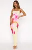 Feeling The Heat Maxi Dress Lemon Spritz sold by White Fox Boutique
